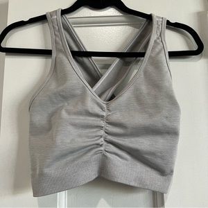 Light gray Alphalete sports bra size L